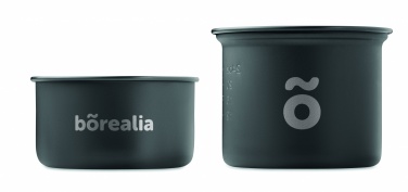 Logo trade promotional products picture of: 2 camping pots with cutlery