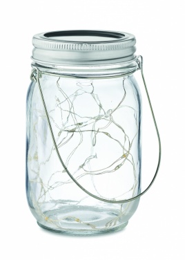 Logotrade promotional gift image of: Solar mason jar outdoor lamp
