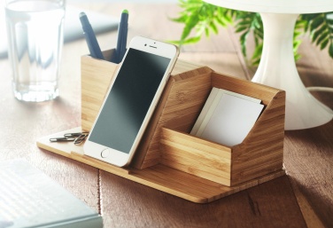 Logo trade promotional giveaways picture of: Desktop wireless charger  10W GROOVY
