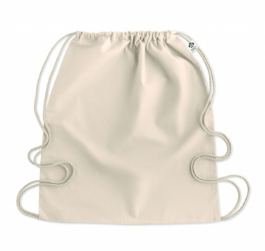Logotrade promotional giveaways photo of: Organic cotton drawstring bag
