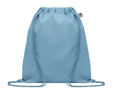 Logotrade promotional item picture of: Organic cotton drawstring bag