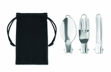 Logo trade corporate gifts picture of: 3-piece camping cutlery set
