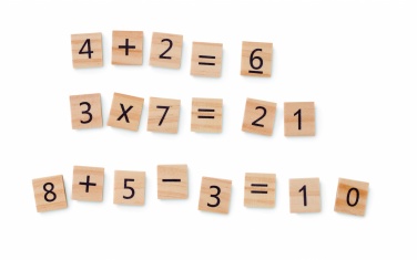Logotrade promotional gift picture of: Wood educational counting game