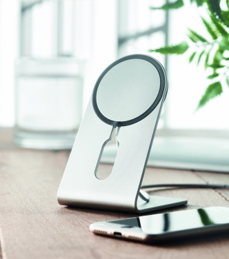 Logo trade promotional giveaway photo of: Portable magnetic charger 15W