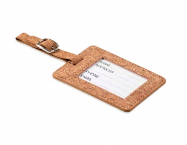 Logotrade corporate gift image of: Cork luggage tag