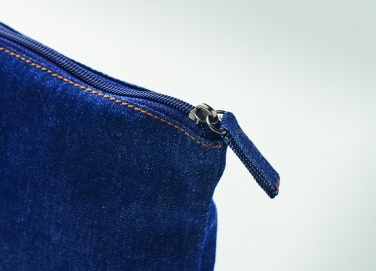 Logotrade promotional items photo of: Recycled denim cosmetic pouch