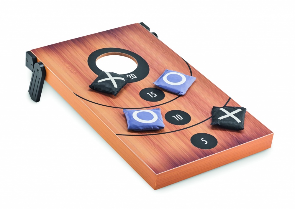 Logo trade business gifts image of: Double sided MDF game set
