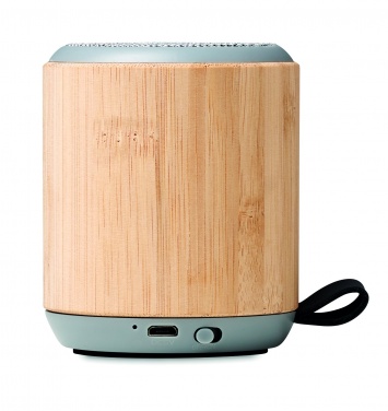 Logo trade promotional gift photo of: 5.3 wireless bamboo speaker