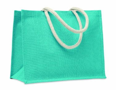 Logo trade promotional items picture of: Jute bag with cotton handle