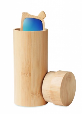 Logo trade promotional products picture of: Sunglasses and case in bamboo KEILA