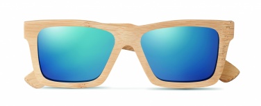 Logotrade promotional products photo of: Sunglasses and case in bamboo KEILA
