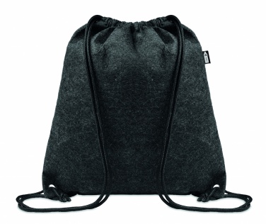 Logotrade corporate gift image of: RPET felt drawstring bag