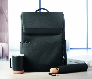 Logo trade promotional merchandise image of: 600D RPET laptop backpack