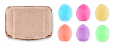 Logotrade promotional items photo of: 6 chalk eggs in box