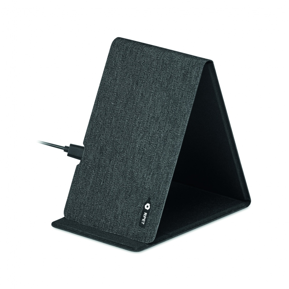 Logo trade promotional items picture of: RPET wireless charger 15W