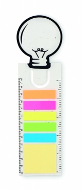 Logotrade promotional item picture of: Seed paper bookmark w/memo pad