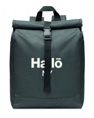 Logo trade promotional merchandise image of: 600D RPET 2 tone backpack