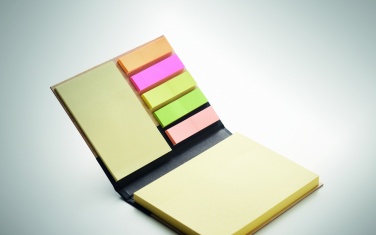 Logo trade advertising product photo of: Bamboo sticky note memo pad