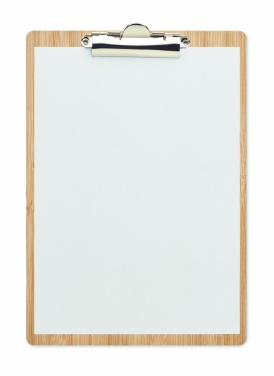 Logotrade promotional giveaway picture of: A4 bamboo clipboard