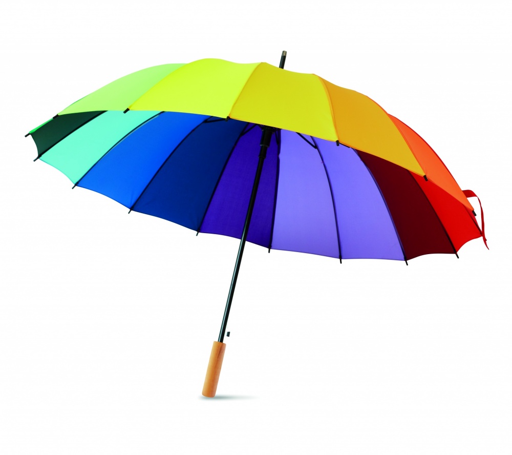Logotrade promotional item image of: 27 inch rainbow umbrella