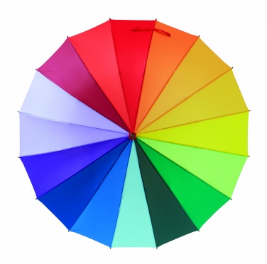 Logo trade promotional products image of: 27 inch rainbow umbrella