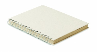 Logotrade promotional merchandise picture of: A5 grass notebook 80 lined