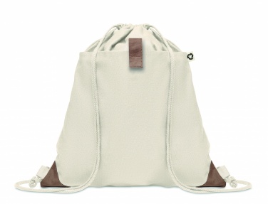Logotrade promotional gift image of: Recycled cotton drawstring bag