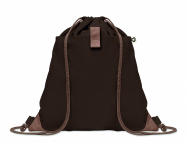 Logo trade corporate gifts picture of: Recycled cotton drawstring bag