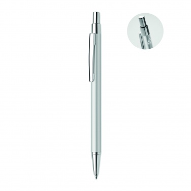 Logo trade business gifts image of: Recycled aluminium ball pen