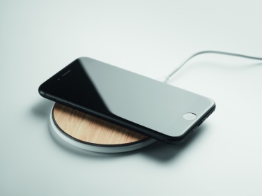 Logotrade business gifts photo of: Bamboo wireless charger 10W