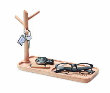 Logo trade promotional gifts image of: Wooden organizer tray