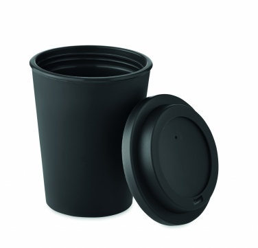 Logo trade promotional giveaways image of: Double wall tumbler PP 300 ml