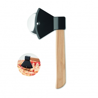 Logotrade business gifts photo of: Pizza cutter bamboo handle