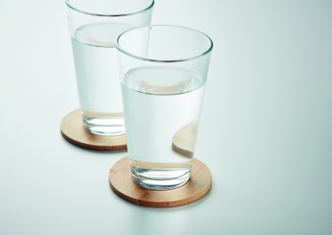 Logotrade promotional gifts photo of: Set of 6 bamboo coasters