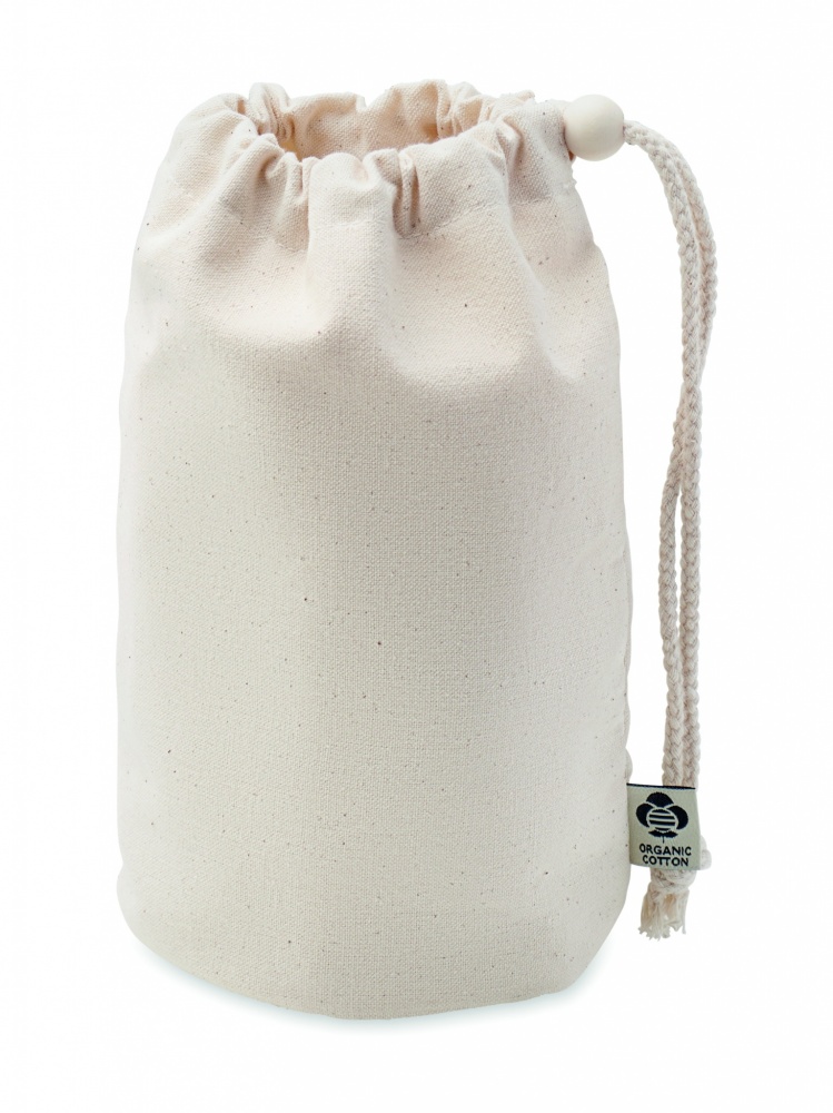 Logo trade promotional giveaways picture of: Small Organic cotton bag