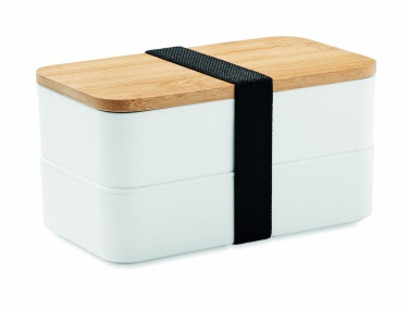 Logo trade corporate gifts picture of: Lunch box in PP and bamboo lid