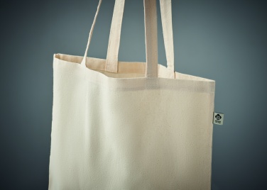 Logo trade promotional gift photo of: Organic cotton shopping bag