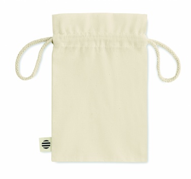 Logo trade corporate gifts picture of: Small organic cotton gift bag