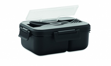 Logo trade promotional gifts image of: Lunch box with cutlery in PP