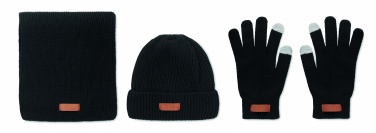 Logo trade business gift photo of: Set of 3 RPET winter pieces