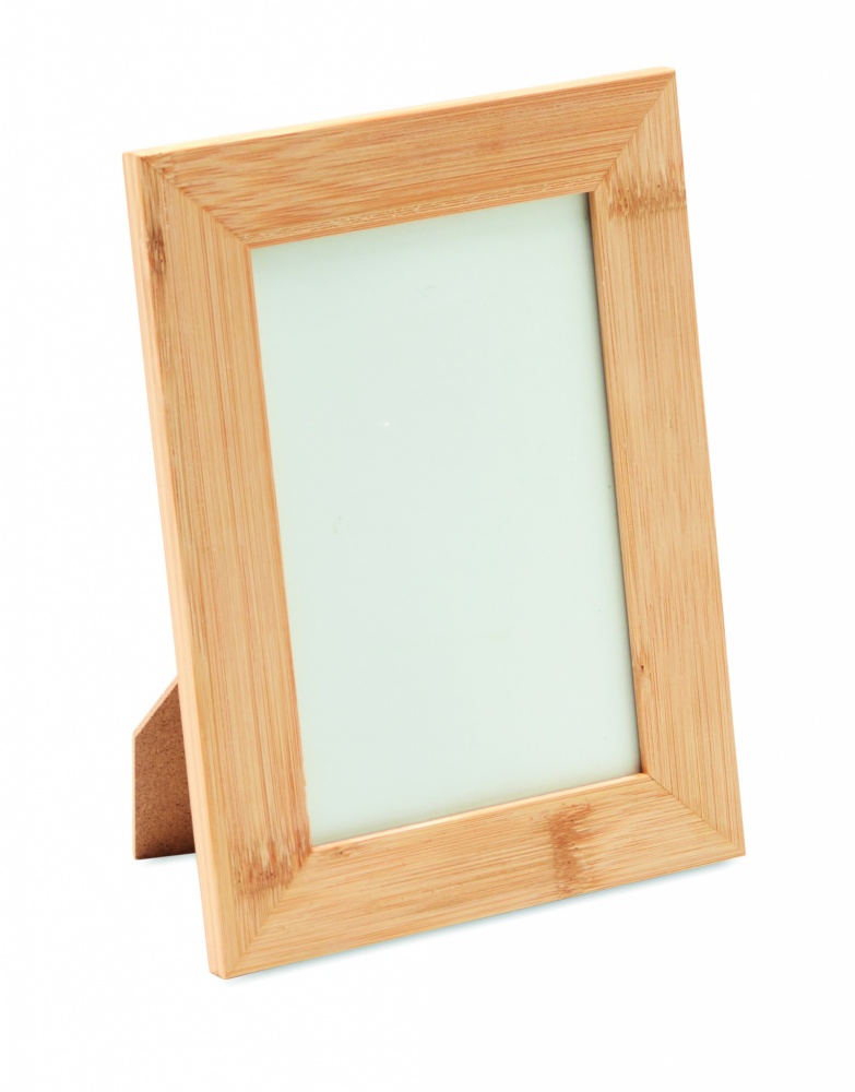 Logo trade advertising products image of: Bamboo photo frame