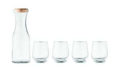 Logo trade business gift photo of: Set of recycled glass drink