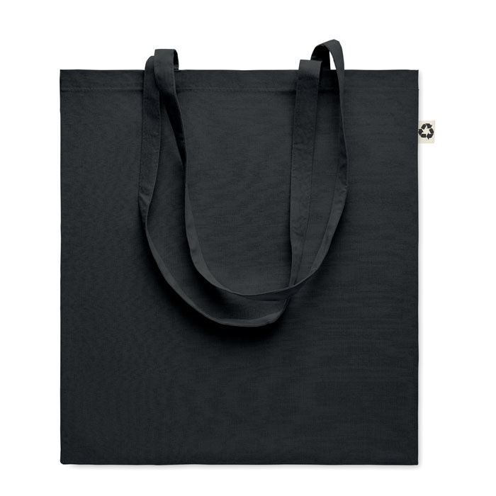 Logo trade promotional giveaways image of: Recycled cotton shopping bag