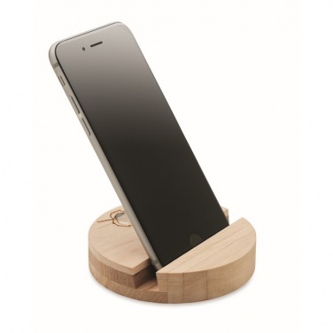 Logotrade corporate gift image of: Birch Wood phone stand