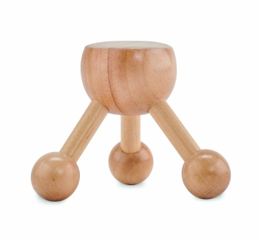 Logo trade promotional products picture of: Hand held massager in wood