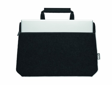 Logotrade promotional merchandise picture of: RPET felt zippered laptop bag