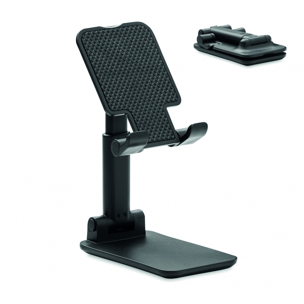 Logo trade promotional giveaway photo of: Foldable phone stand in ABS