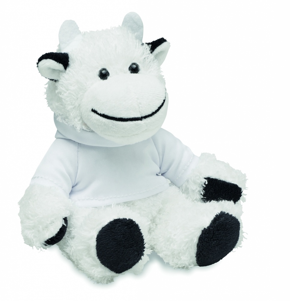 Logo trade corporate gifts image of: Teddy cow plush