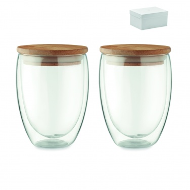 Logotrade promotional merchandise photo of: Set of 2 glasses 350 ml in box
