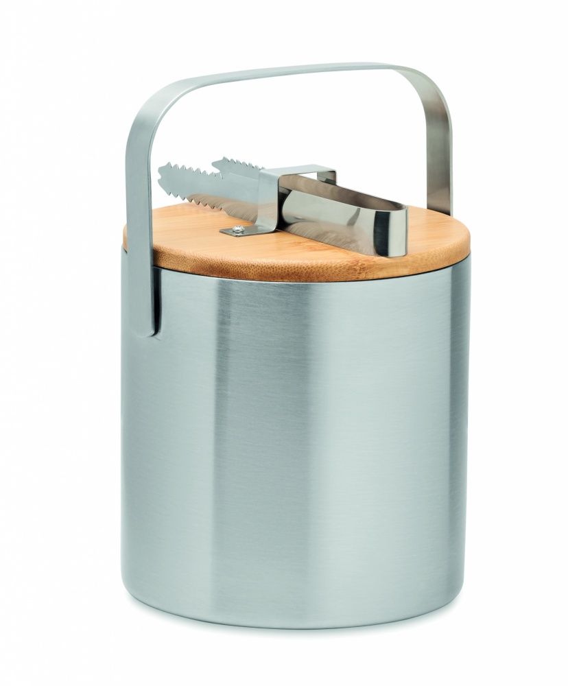 Logo trade promotional gifts picture of: Double walled 1.2L Ice bucket
